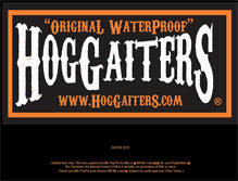 Tablet Screenshot of hoggaiters.com